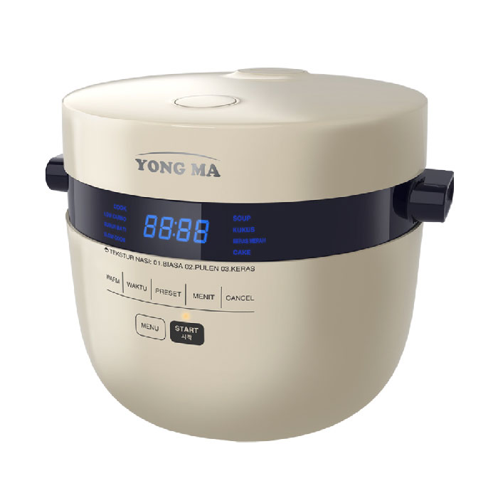 Yong Ma Digital Rice Cooker Low Carbo 2L - SMC8067 | SMC 8067